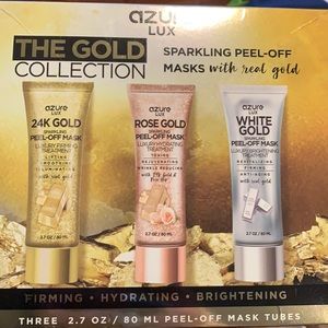 The gold collection peel off masks with real gold